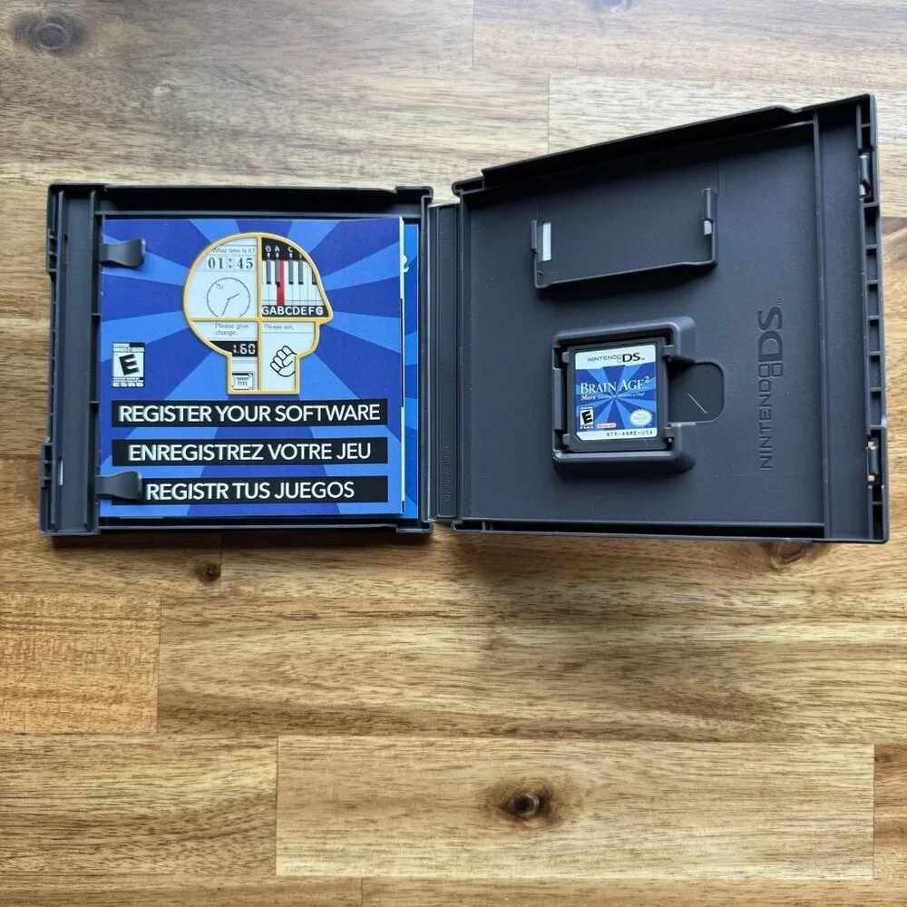 Brain‎ Age 2: More Training in Minutes a Day (Nintendo DS, 2007) Working Tested